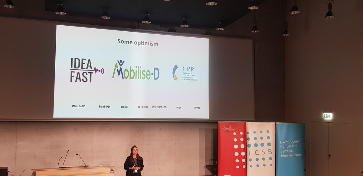 MaraDiaconu's tweet photo. No one country, no one group, no one clinical trial will solve the PD challenges - we need to work together! Initiatives are already working together @AnatMirelman @Mobilise_D @ideafastproject #parkinsonsdisease #Mobility #MobiliseD @uni_lu European Digital Medicine Conference https://t.co/wywHkMhq3m