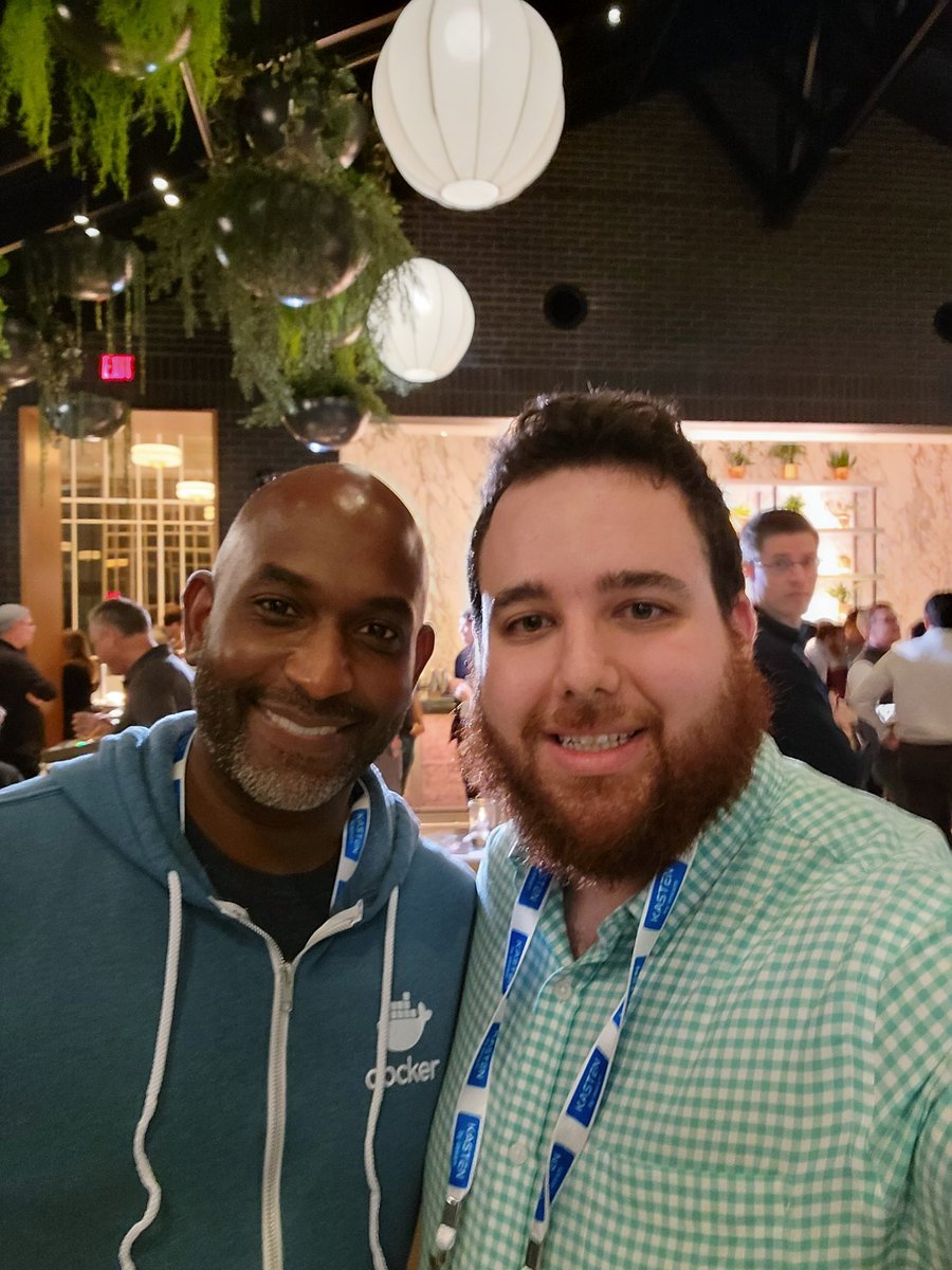 Fantastic experience seeing <a href="/Docker/">Docker</a> CEO Scott Johnson and <a href="/kelseyhightower/">Kelsey Hightower</a> discuss the impact of #wasm on containerization. Looking forward to future developments! #KubeCon #Kubecon2022
