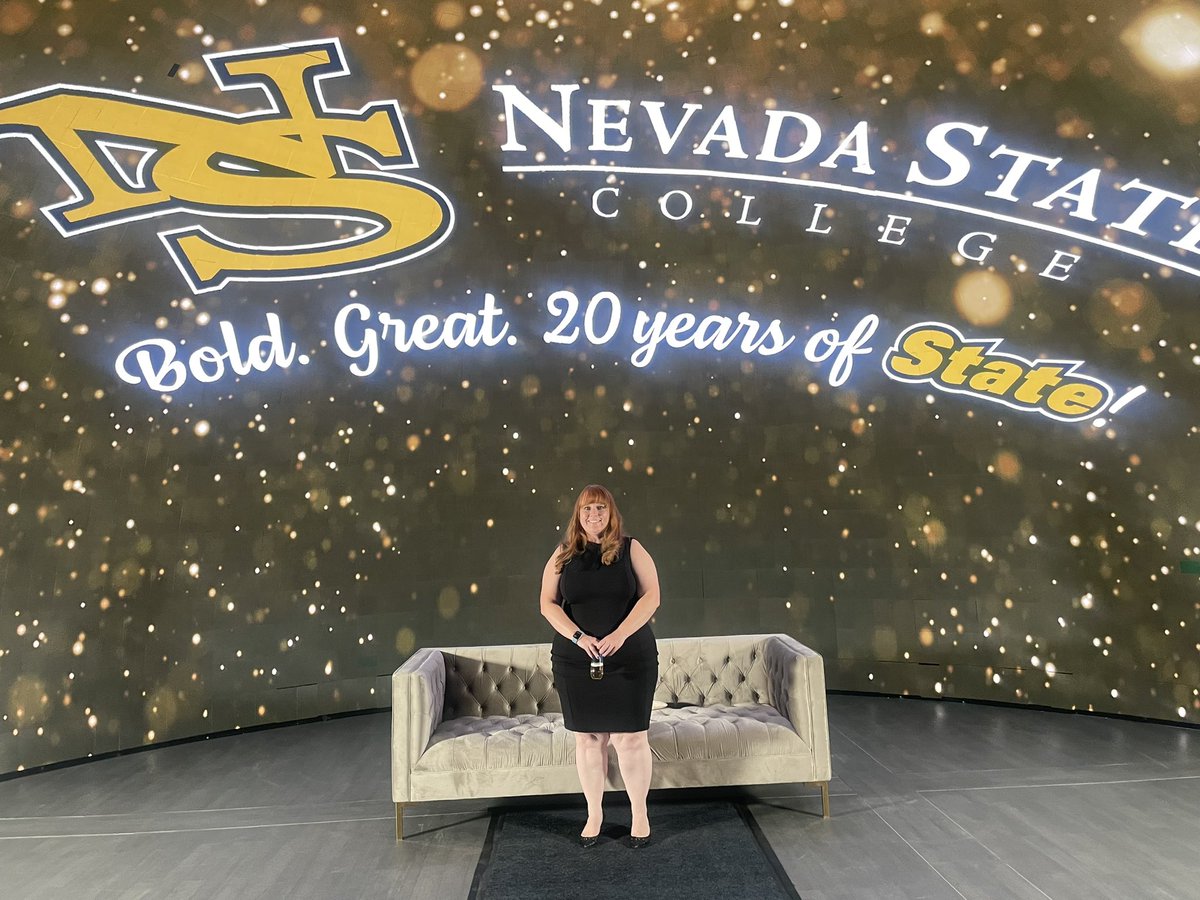 carr_8's tweet image. It was a honor to be acknowledged during @NevadaState’s 20th Anniversary as an alumni! I am proud to be #battleborn and a scorpion. NSC college has set the foundation for many blessings in my education career.