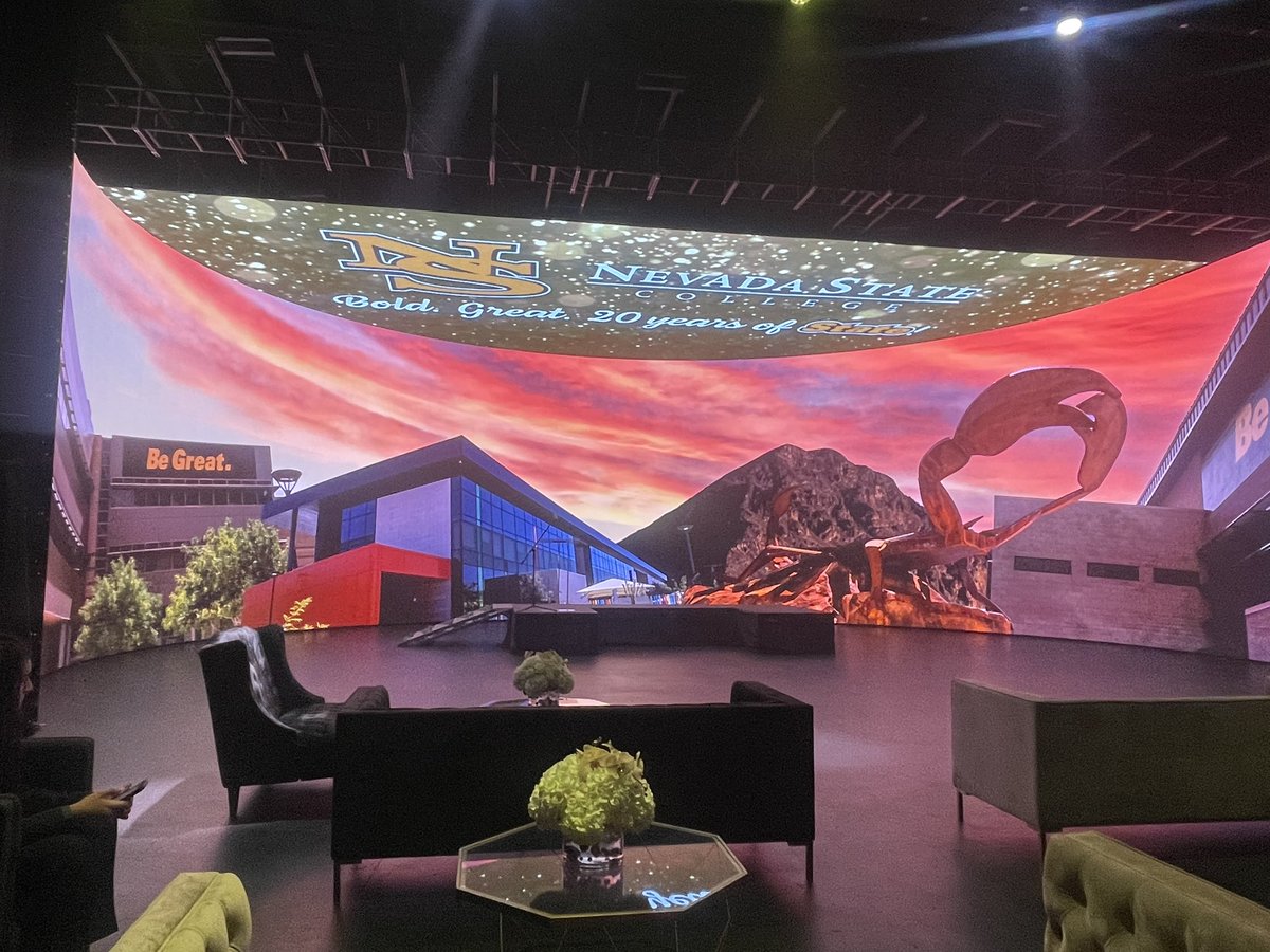 carr_8's tweet image. It was a honor to be acknowledged during @NevadaState’s 20th Anniversary as an alumni! I am proud to be #battleborn and a scorpion. NSC college has set the foundation for many blessings in my education career.