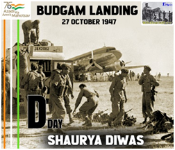 Aamira000's tweet photo. After “Instrument of Accession” was signed between #J&amp;K and #India on 26 Oct 1947, #IndianArmy was airlifted to save J&amp;K. Under the command of Lt Col Dewan Ranjit Rai, 1 SIKH fought the invaders on 27 Oct 1947. #ShauryaDiwas. https://t.co/nFBFJy63Bk