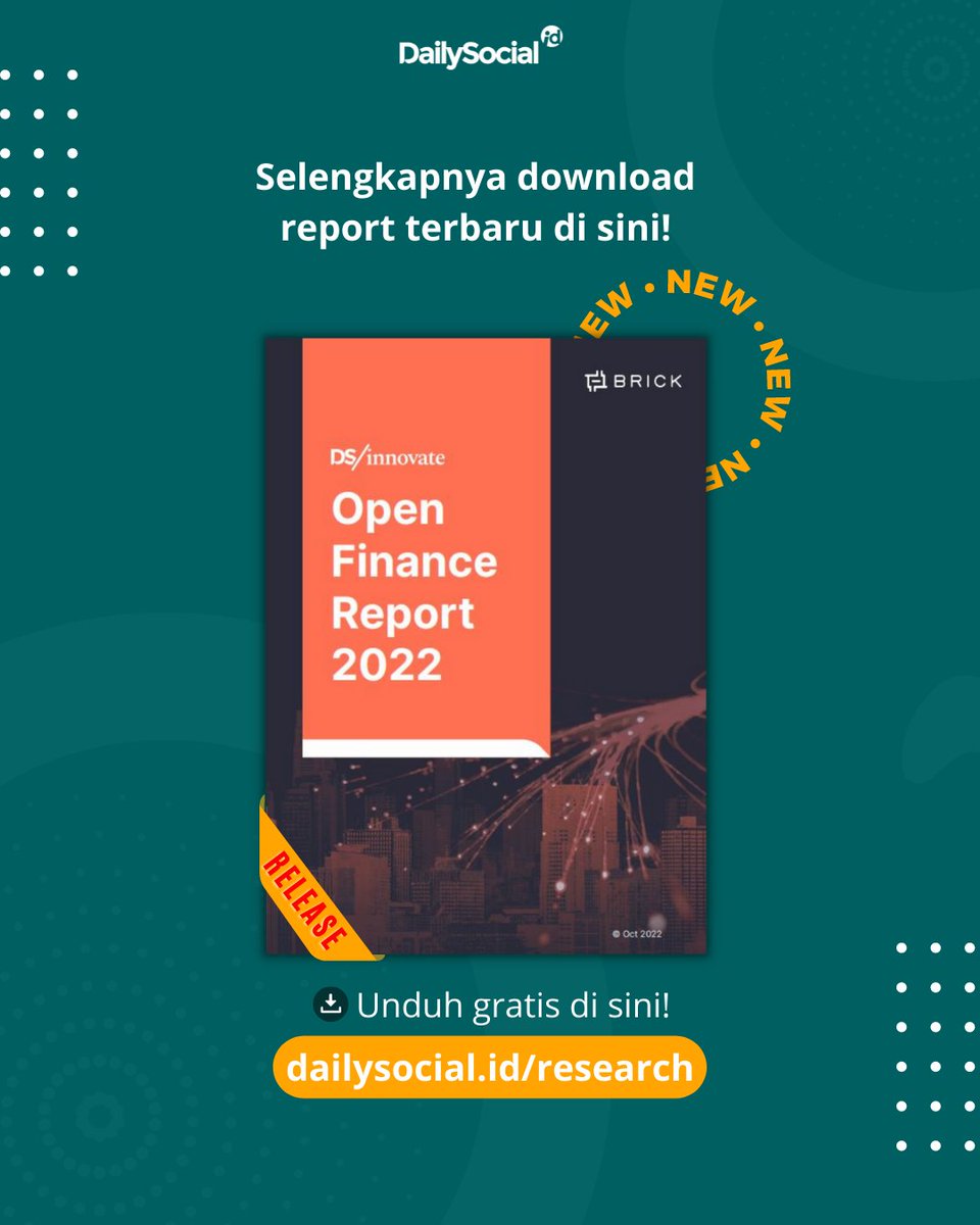 dailysocial's tweet photo. [New Release: Open Finance Report 2022]

Cek postingan di atas dan kepoin gimana implementasi Open Finance di Indonesia hingga berbagai data menarik dengan mengunduh reportnya di https://t.co/LB7Br1HBje

#DSInnovate #DSResearch #DSStartup #StartupIsLife #StartupIndonesia https://t.co/KRaMZMzmPy