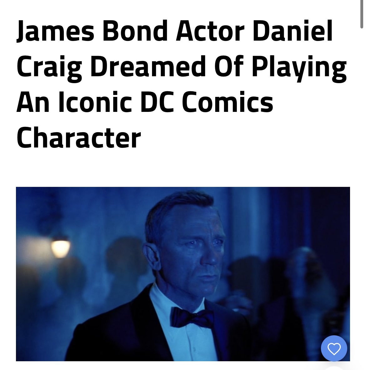 dumbassnerd's tweet photo. Who will be the next James Bond to pop up in the dc universe???
So far we got Timothy Dalton and Pierce Brosnan and they’re both killing it!!!
Hyped to see both the Doom Patrol and JSA in love action. Daniel Craig actually about being Superman and Spider-Man growing up. https://t.co/wyJeyLZy2B