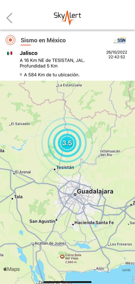 En ambos sismos se reportó ruido similar a una "explosión". El ruido se origina justo cuando la falla rompe y está produciendo el sismo (onda P), típico en epicentros con focos superficiales.

#SismoGDL