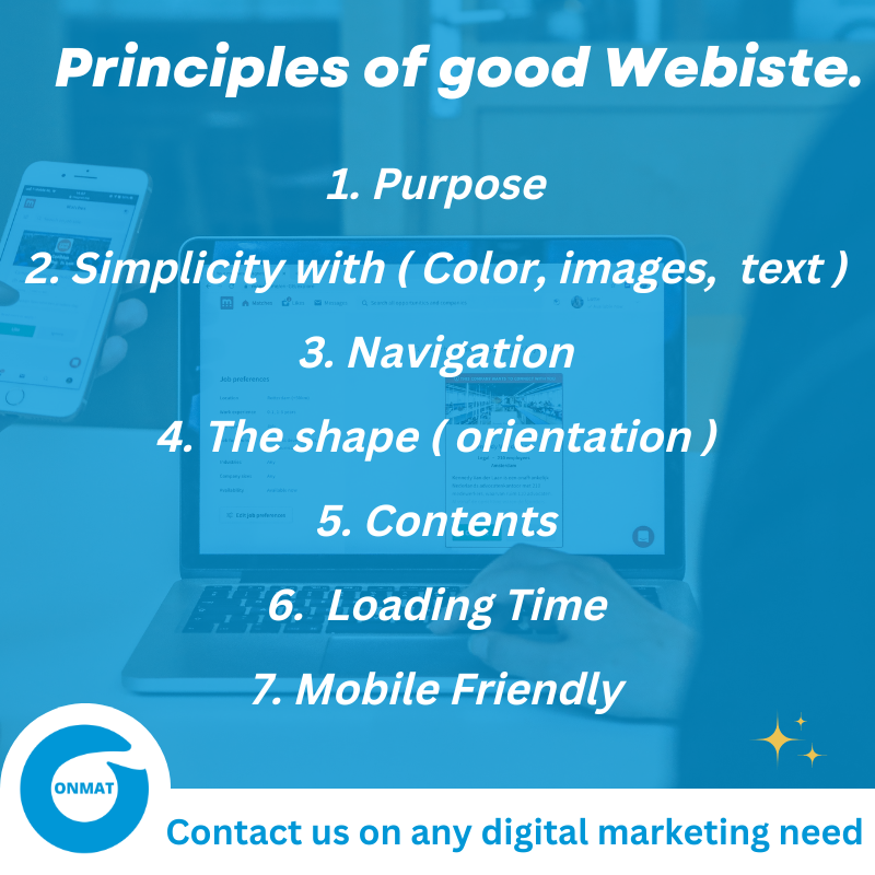 onmatdigital's tweet photo. Principles of good website...
#ONMAT #OnlineMarketing #DigitalMarketing https://t.co/ESGvxSayOC