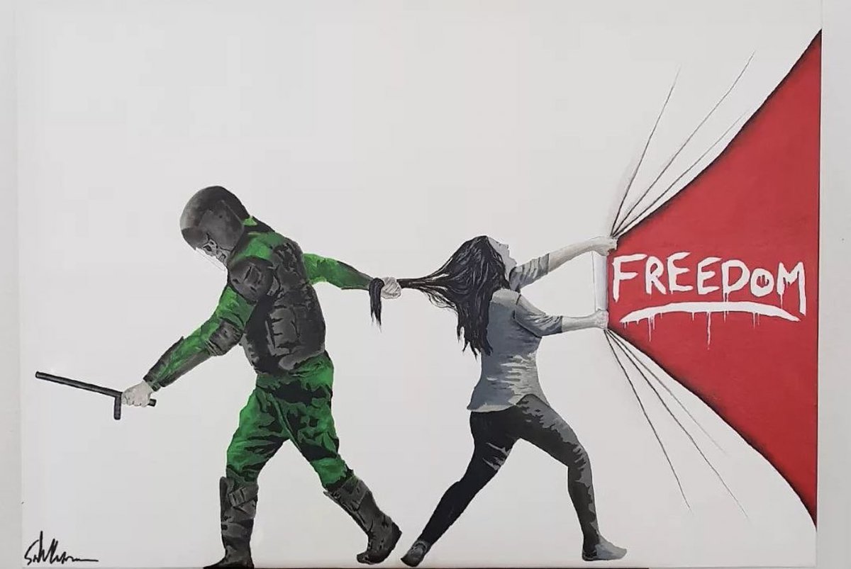 UkraineDiary's tweet photo. Freedom For Iran

Art: Siavash Moghimi https://t.co/2FqD8jl8Lw
