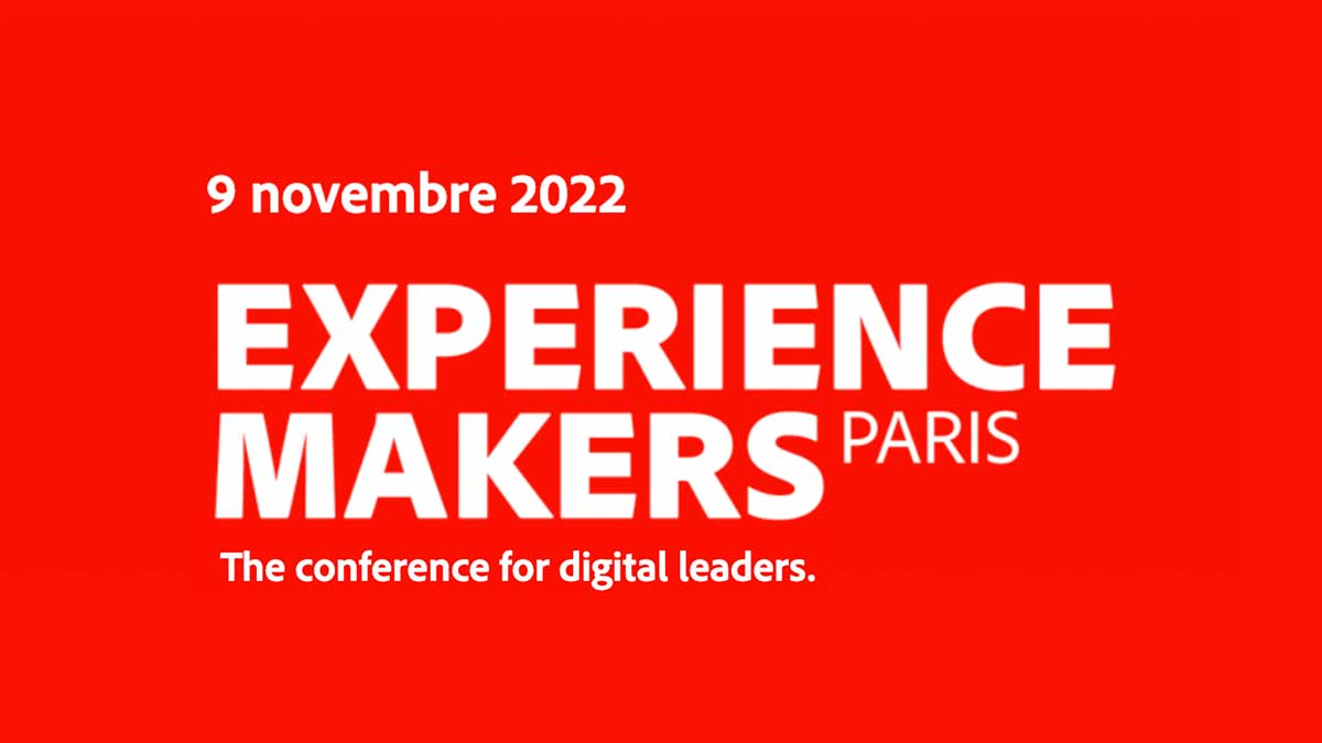 AnthonyRochand's tweet image. Pour trouver l’inspiration et créer des expériences clients fluides et engageantes, rdv le 9/11/2022 aux #AdobeExperienceMakers2022 la conférence annuelle dédiée aux décideurs du #numérique🚀
 
➡️adobe.ly/3EDOdlR
 
#CX #MarketingDigital #AdobePartner