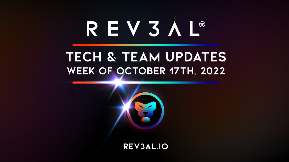 Rev3alTech's tweet photo. #REV3ALers! The week of October 17th, 2022 was a busy one for us as our #DevTeam made significant strides with our software on all fronts, including our #WebPortal, #SecurityAPI, and our #NFTmarketplace. 

Read all about it, by clicking here: https://t.co/PPdsQL75vv

#REV3AL https://t.co/Hj3A5AqR1A