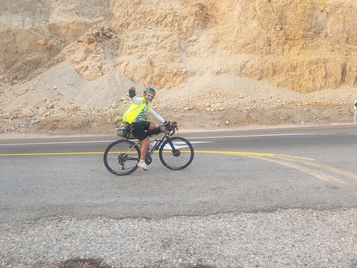 IsraeliRando's tweet photo. Apostolos-Gerasimos Gazis (GR) at the Secret Control at the Dead Sea in #IL12CK https://t.co/YaTAQzpy8u