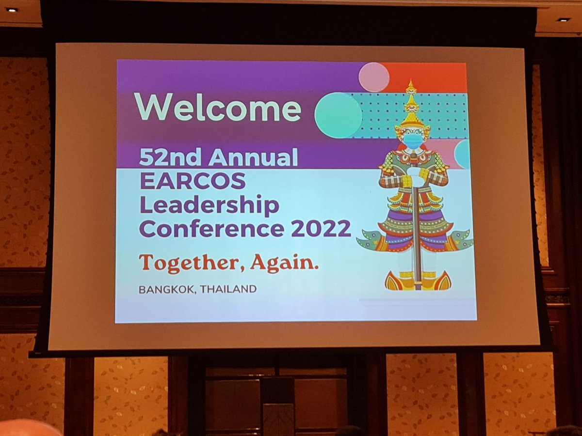 LannaSchool's tweet photo. So proud to be part of the 52nd #EARCOS2022 Leadership conference in BKK. #TogetherAgain #leadership #learning #LANNAlearners https://t.co/f0xKTCaSdv