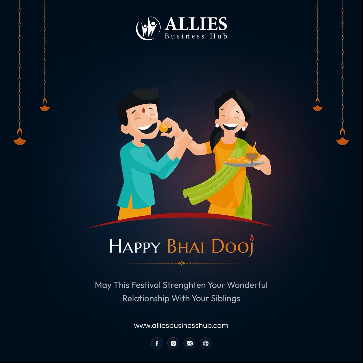 Aspeious day and occasion in Indian heritage.
#bhaidooj2022 
#alliesbusinesshub