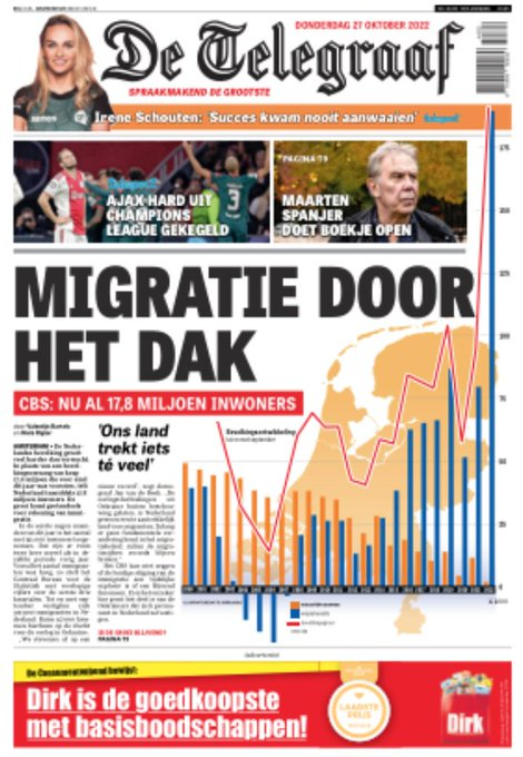 Ooit zullen mediahistorici alle krijsende koppen van de <a href="/telegraaf/">De Telegraaf</a> achter elkaar leggen en vaststellen dat deze dagelijkse rol schijtpapier een cruciale rol heeft gespeeld in de opkomst van het Nederlands polderfascisme.