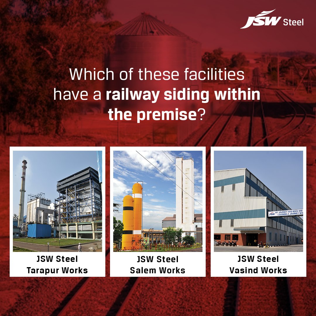 It is also home to the first-of-its-kind appliance grade colour coating line, Answer in the comments! #JSWSteel