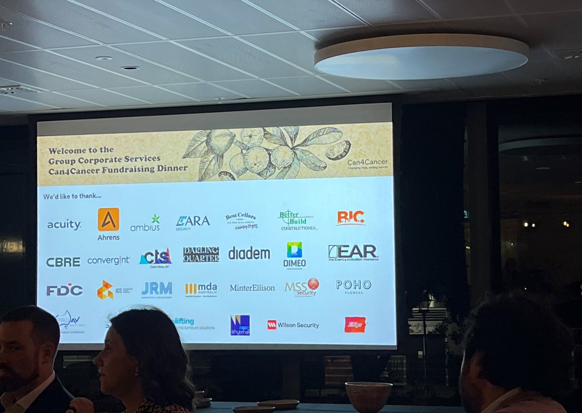 ProAVSolutions's tweet image. What a great night last week at the Can 4 Cancer Fundraising Dinner hosted by @CommBank
#Can4Cancer is a CommBank Staff Foundation initiative in partnership with Tour de Cure that raises vital funds to support researchers working towards curing and preventing cancer. #charity