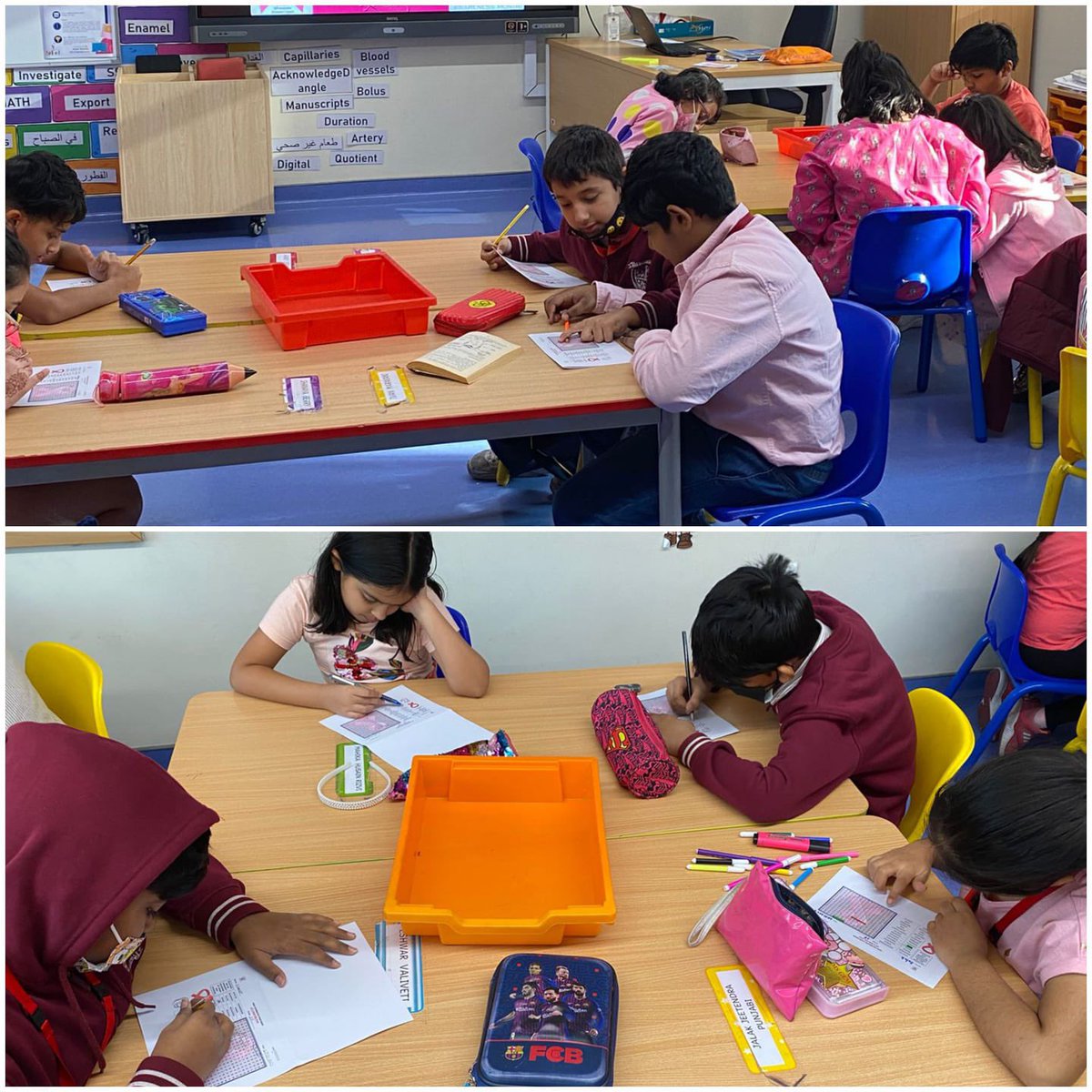 Srushti91836599's tweet photo. #NMSCelebratesPinktober2022
#class3F students wrote meaningful messages for #BreastCancerAwareness to their parents and engaged in an activity. @gemsnms_alkhail @ShettySampoorna https://t.co/oVgRPiVdQB