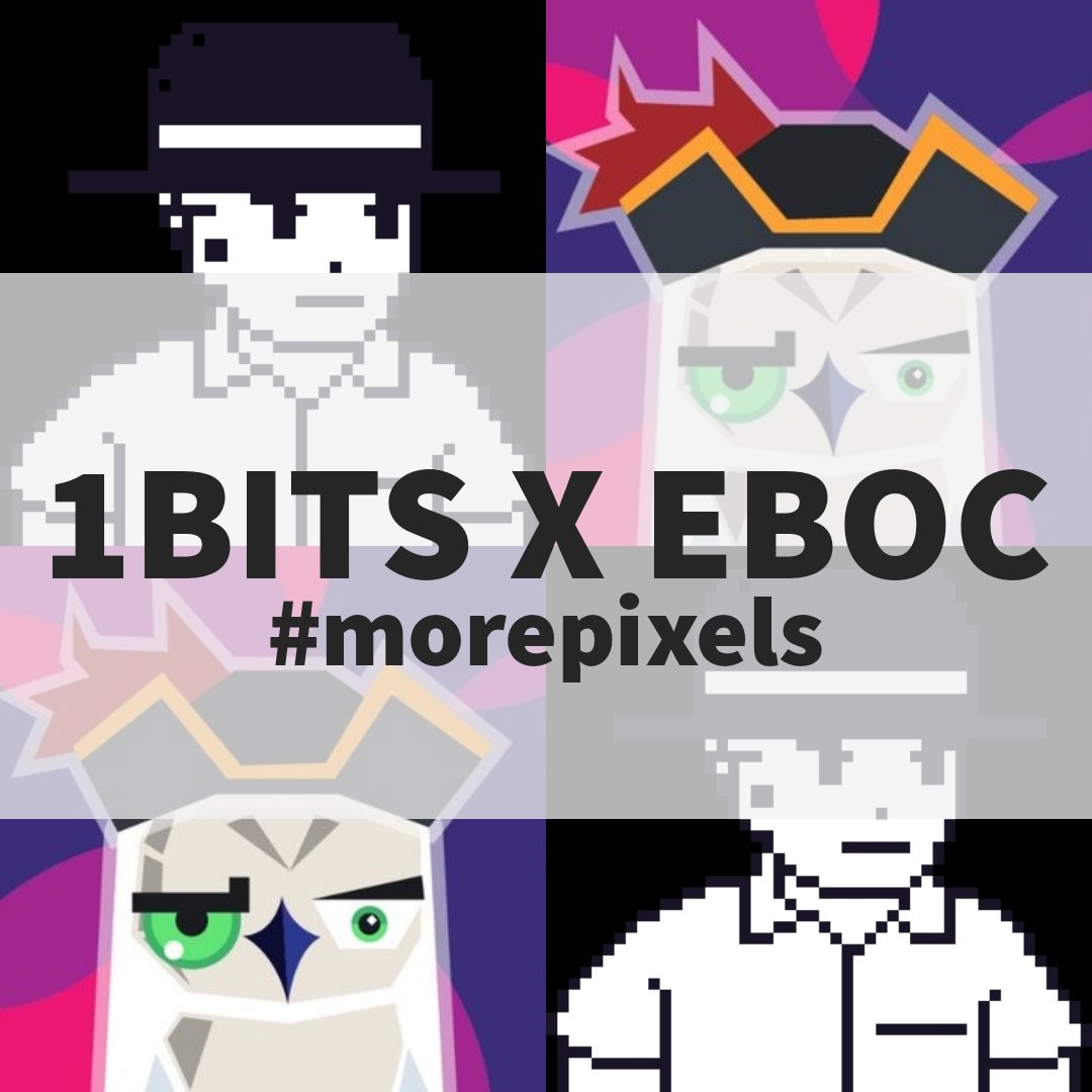 1BITSnft's tweet photo. 🚨Bringing our holders #morepixels🚨
We just partnered with @EthBirdsOnChain and have 3O WL spots for 1BITS.
You must hold a 1BIT - enter the raffle / giveaway below 👇👇👇
https://t.co/NgkAZ6NpFc
#morepixels #1bits #nfts #eboc #NFTCommunity https://t.co/WRywDOND7X