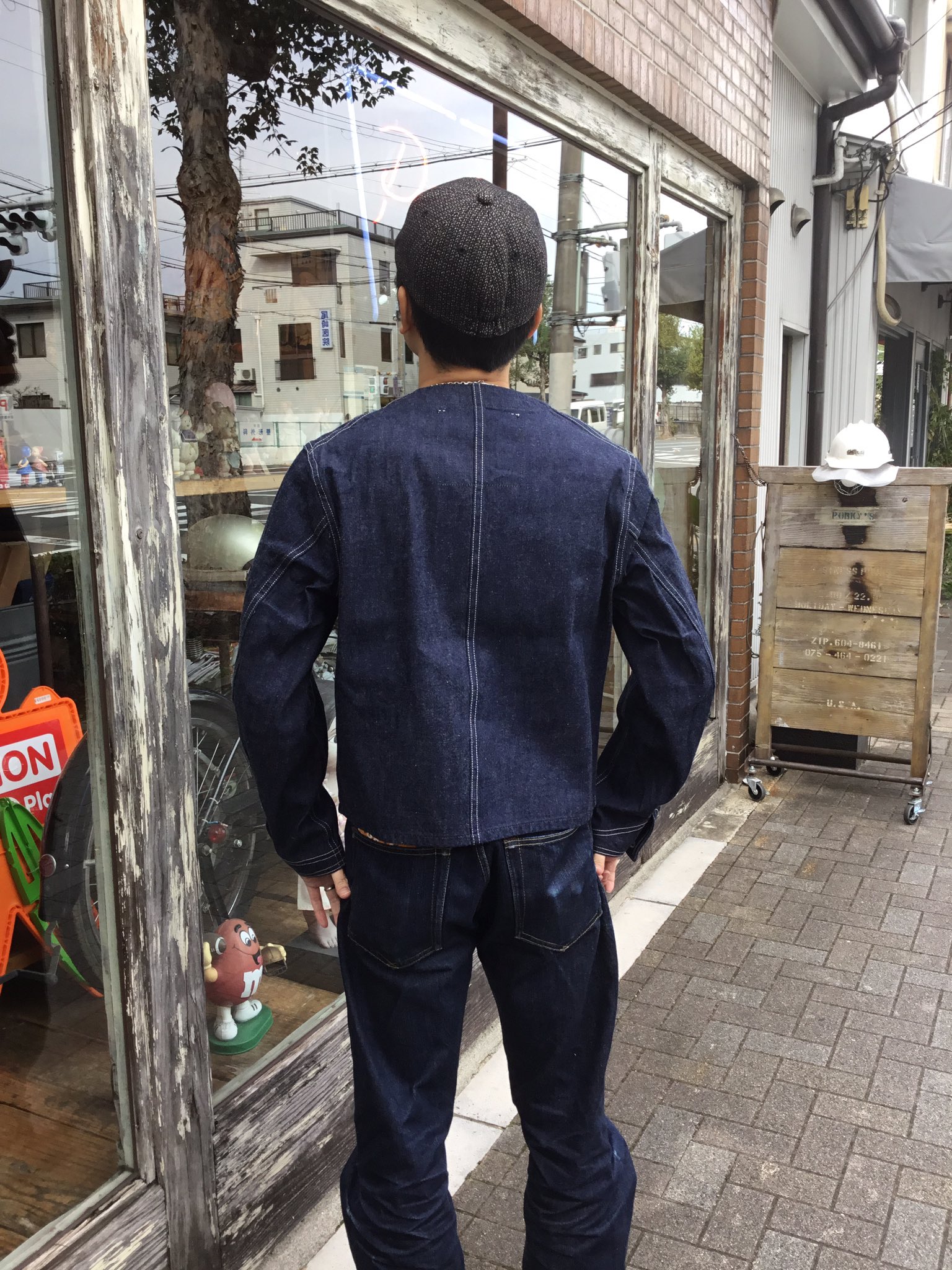 CABANE DE ZUCCA カバンドズッカ 前後逆パターン作りの変則デニム