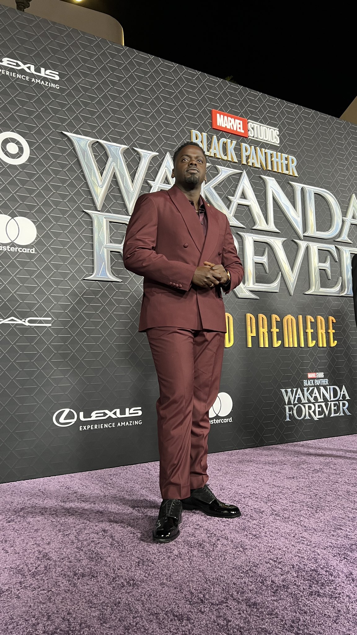 Marvel Studios on X: Black Panther family forever. Michael B. Jordan and  Daniel Kaluuya arrive on the purple carpet.  / X