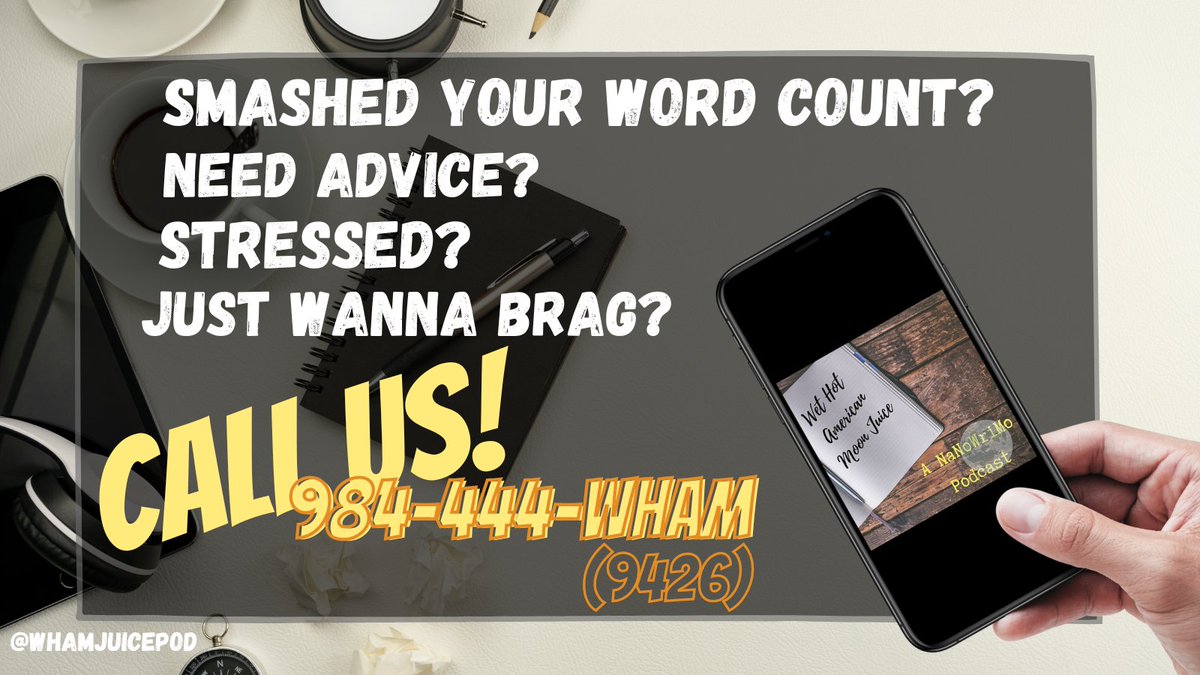 SEASON FOUR STARTS TOMORROW! To celebrate we got a spiffy new phone number! If you want to say hi to us this season, drop us a line at 984-444-WHAM (9426). In the mean time, tune in on Friday to find out what we have (or mostly haven't) been doing to prepare for <a href="/NaNoWriMo/">NaNoWriMo</a>!