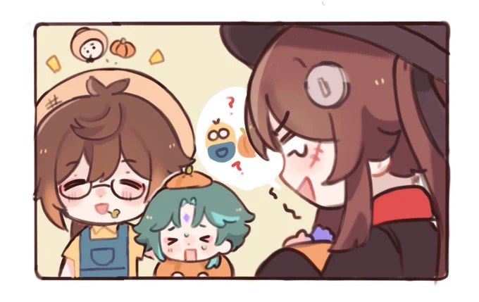 When you let your boyfriend choose your couples Halloween costume but his boss thinks ur halloween minion 👎 #zhongxiao 