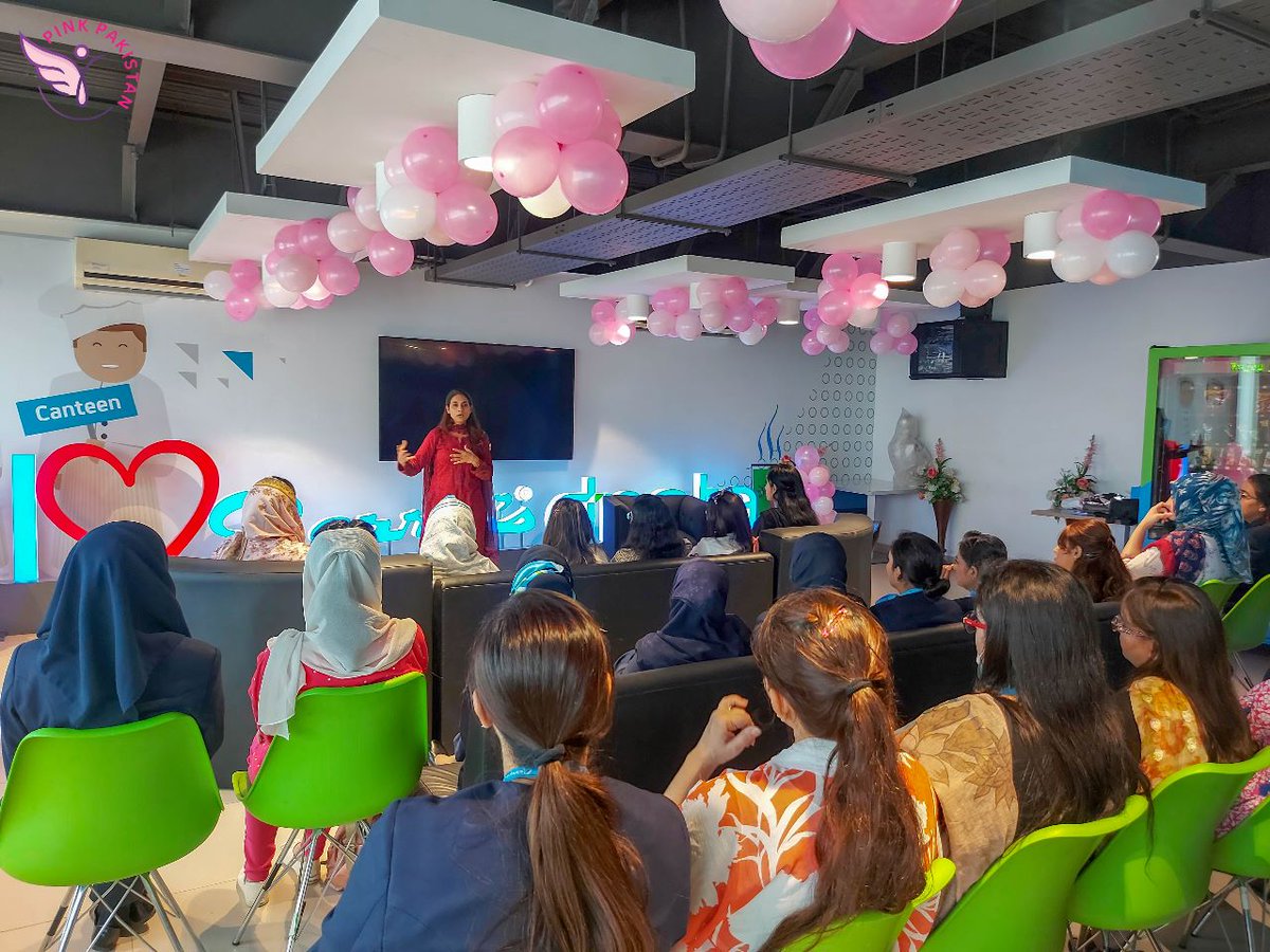 PakistanPink's tweet photo. Pink Pakistan has been working to create awareness in the country for Breast Cancer. President Pink Pakistan Dr. Zubaida Qazi conducted an awareness session at Gerry's Dnata
#PinkPakistan #drzubaidaqazi #pinkotber #BreastCancerAwarenessMonth #breastcancerwarrior https://t.co/lT51OifHFV