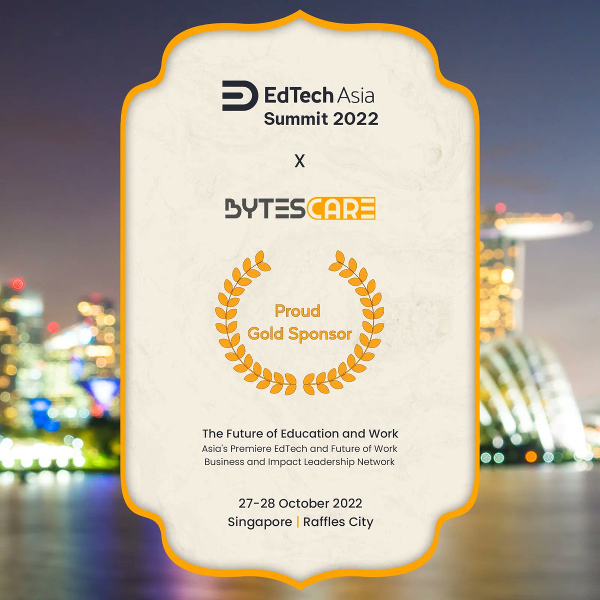 bytescare's tweet photo. #edtechasia #edtech #education #futureofwork #edtechasiasummit #bytescare https://t.co/qbyxwvdFGu