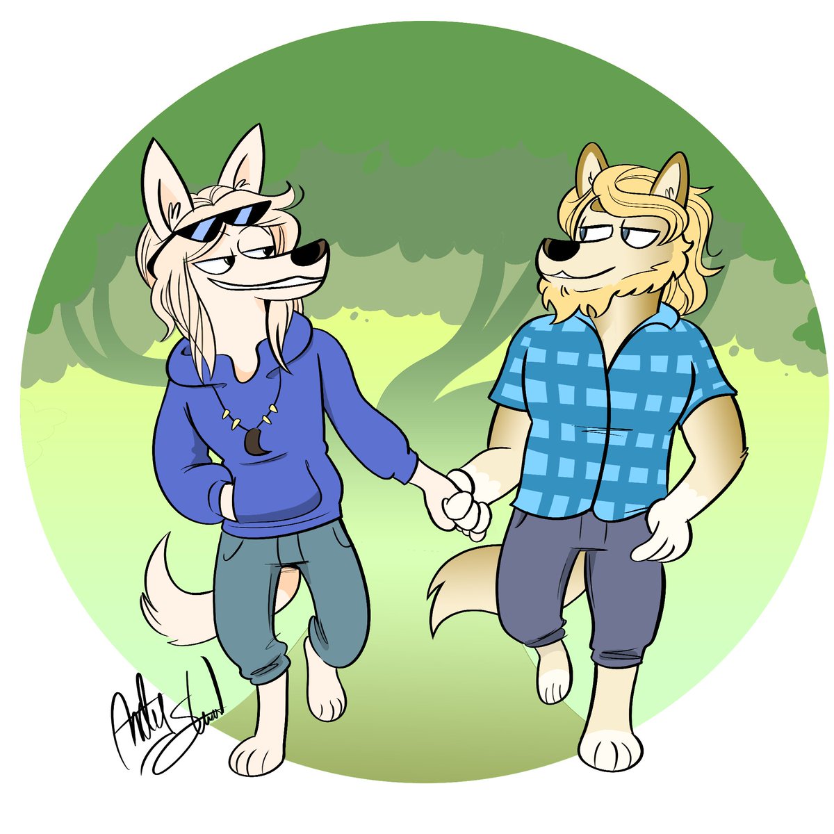 A few more recent examples. I swear, I do human characters too! Everyone just wants fursonas! 