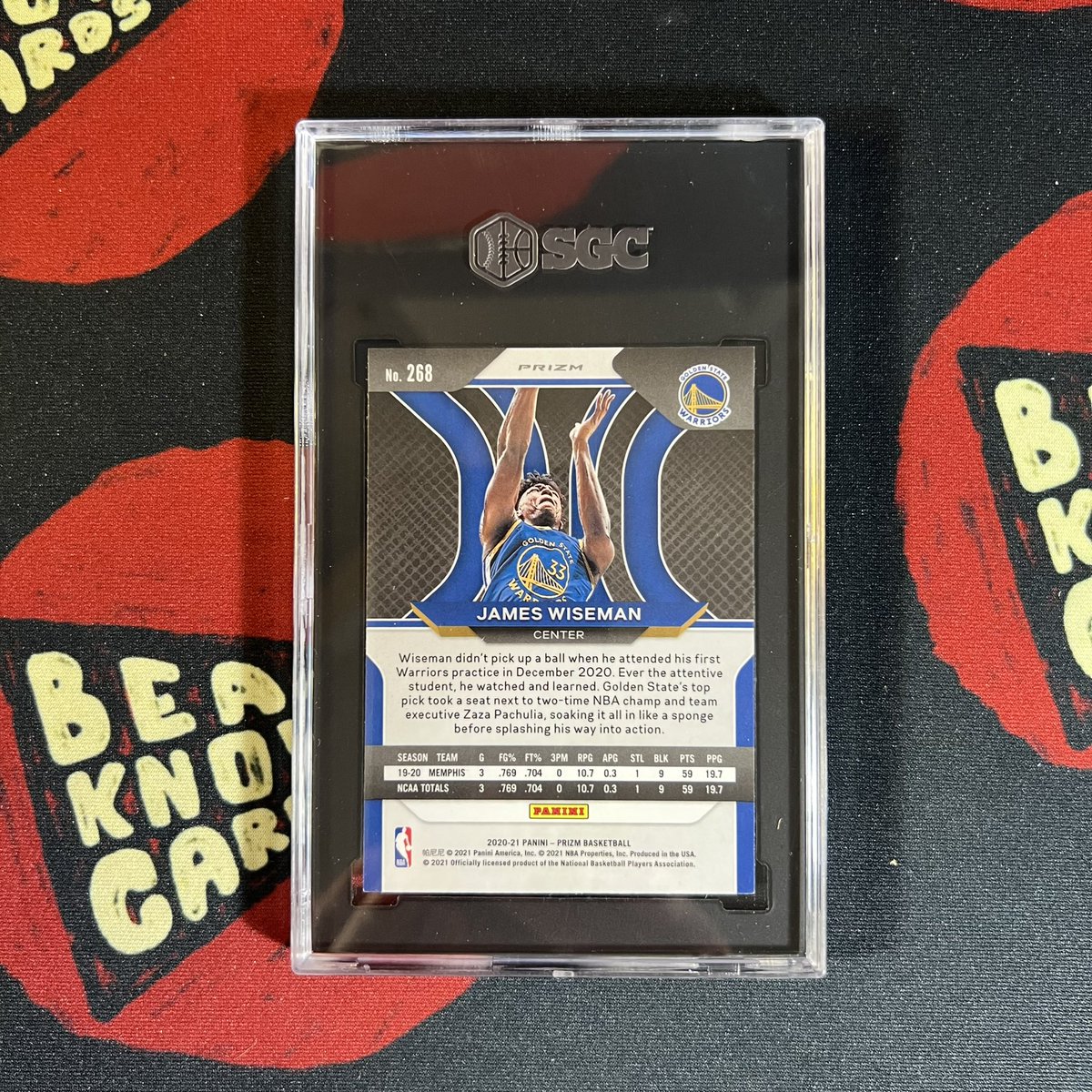 BeauKnowsCards's tweet photo. Another cracked card. Let’s see what #PSA thinks of this one too! https://t.co/Jaf7KVCxS2