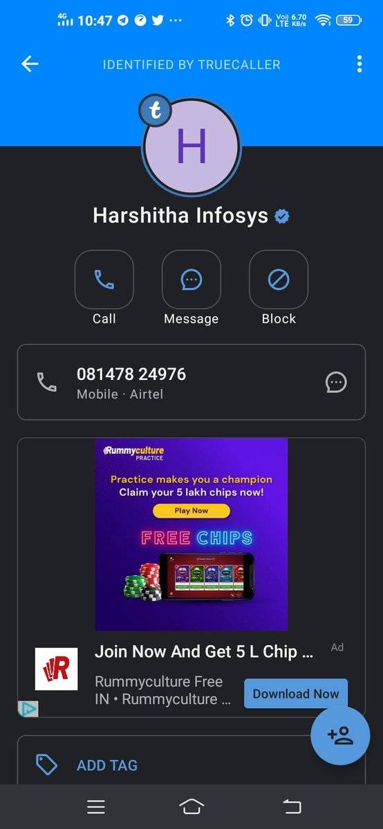 PikaDetects's tweet photo. 4th call #infosys
AI Based tricks #FakeExperience
CV/Resume
#SAPConsulting https://t.co/nyLbos3nxO