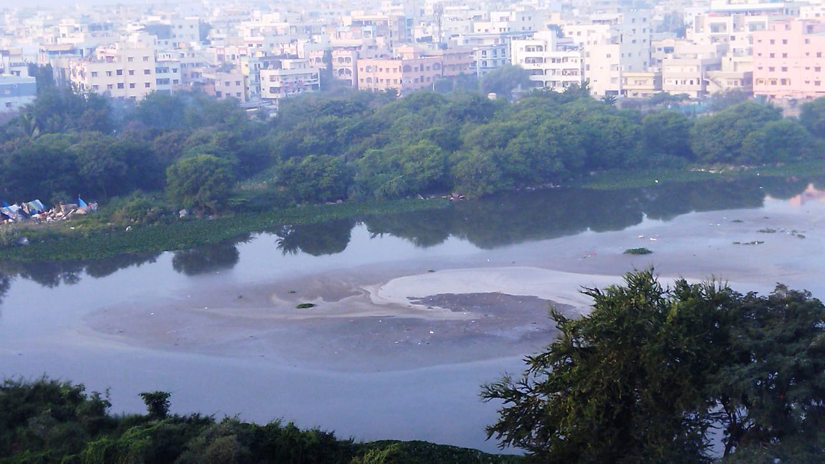 This is fate of Yellammakunta lake at Kukatpally. Badly polluted with sewerage water and around the colonies suffering with mosquitoes and foul smell. Very unfortunate that civic bodies sitting silent.<a href="/GHMCOnline/">GHMC</a> @zckukatpally <a href="/CommissionrGHMC/">Commissioner GHMC</a>