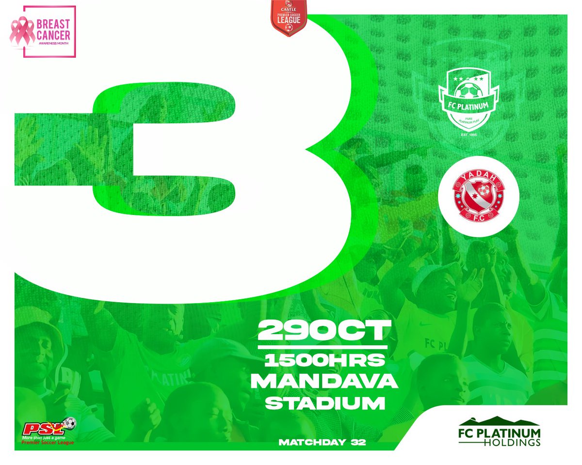 Castle Lager Premier Soccer League Week 32 We play Yadah Football Club at Mandava Stadium Saturday 29 October 2022 15.00 hours #TheAfricanDream #RealBetis #Umbro #WeAreChampions #fcplatinumholdings