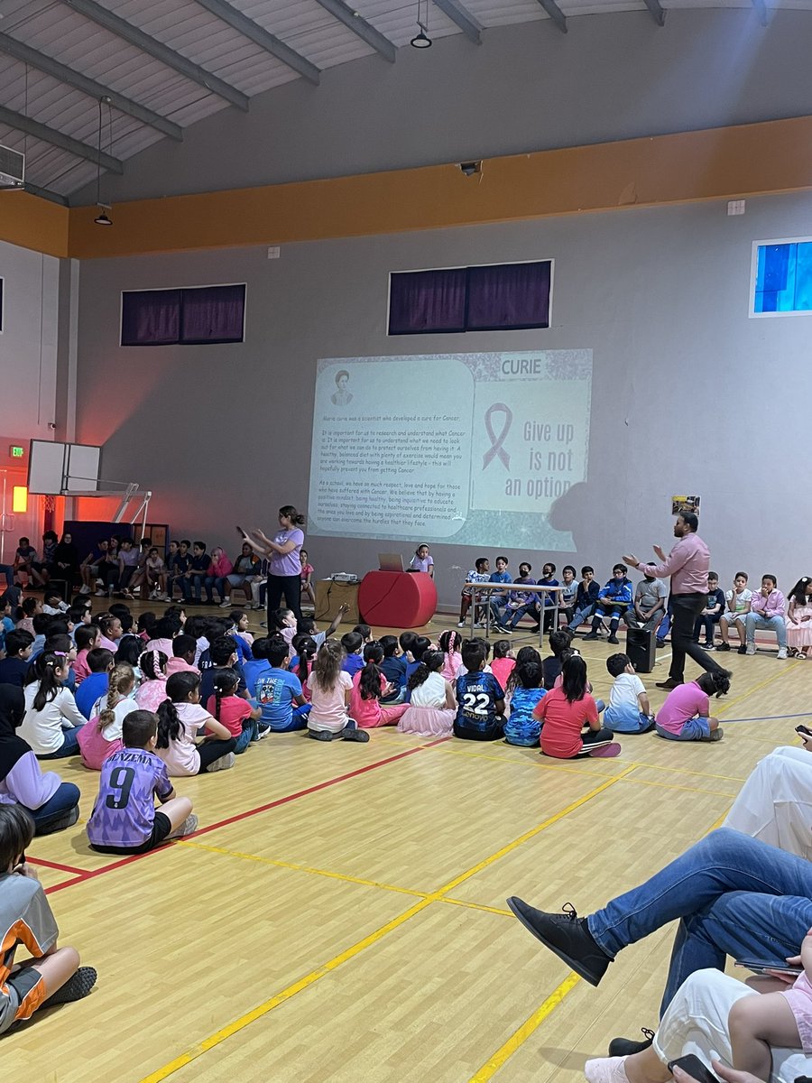 StephanieMclead's tweet photo. Cancer Awareness Day @psisqatar. Here @psisqatar, we are passionate about increasing awareness about cancer. Our students wore pink(representing breast cancer), blue(prostate cancer) &amp; lavender(for all cancers). #hope #strength #education https://t.co/7bW9rDyqlu