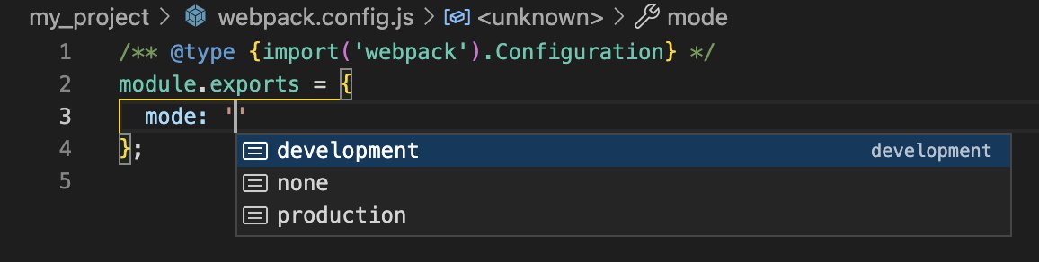 TIL: I can annotate types in various config files like webpack.config.js, babelrc, eslintrc or Expo app.config.js

In JSON-based configs I can add "$schema" property from this site: schemastore.org/json/

In JS-based ones use /** @ type { import("lib").Type } */

Some examples: