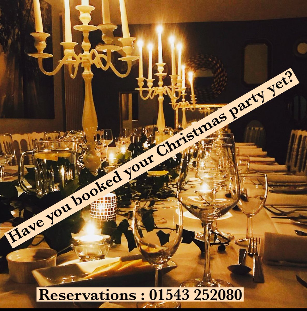 Still have dates available! St Johns House is the perfect private dining venue for your Christmas Party, minimum numbers are 25 and maximum numbers are 70 #bespokechristmasparty