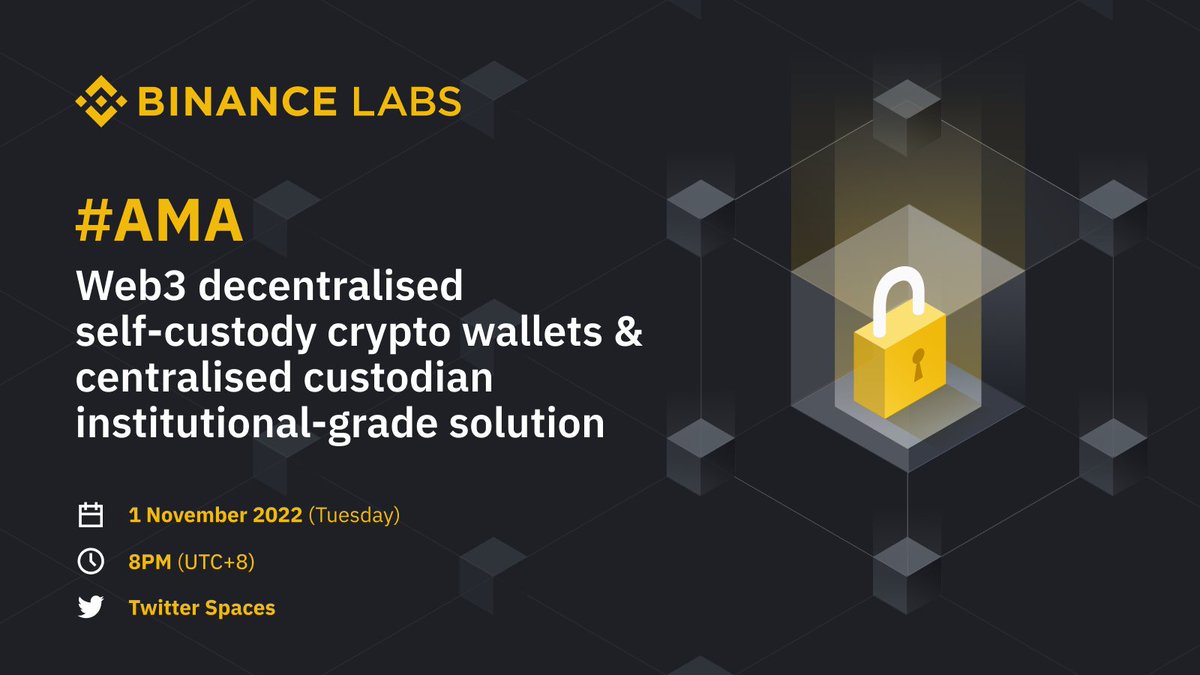 Tune in as we explore different crypto wallet solutions with experts from @TrustWallet, @iSafePal, @coin98_wallet, @ngrave_official, @BinanceCustody and more! Save the Twitter Spaces link now 👇 twitter.com/i/spaces/1dRKZ…