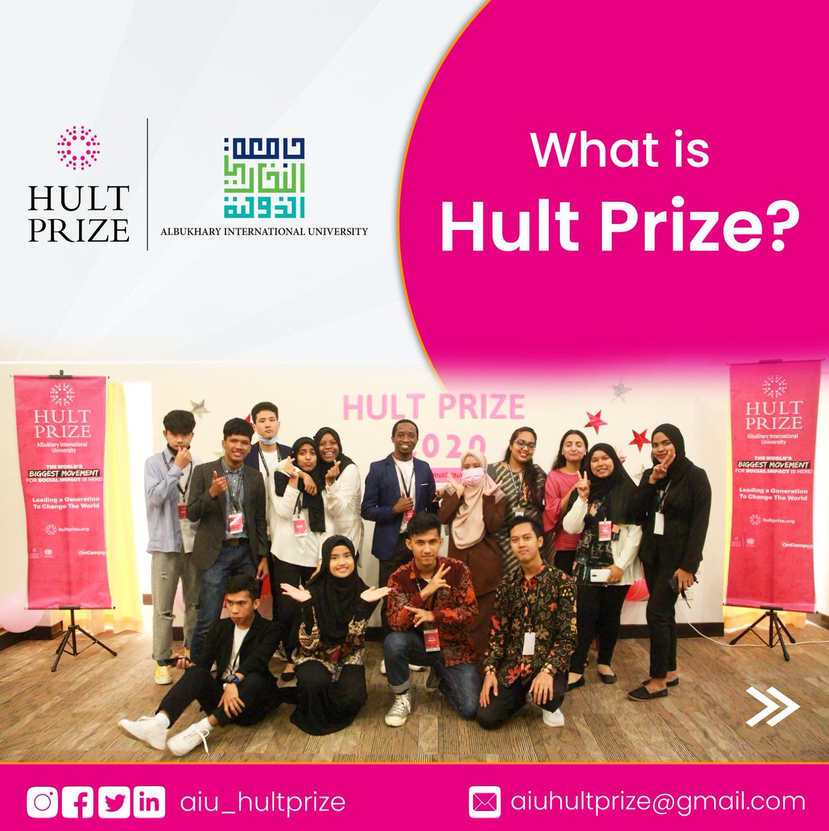 AIUHultprize's tweet photo. Hi Everyone!

In case you've been wondering WHAT exactly the Hult Prize is, here you goooo.

For more information please feel free to reach out to us.

@hultprize @aiuedu @aiusrc

#hultprize #hp23challenge #redesignfashion #sustainablefashion https://t.co/PaGLHpJhdY