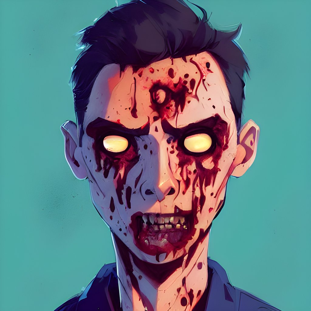 New Zombie profile picture for Halloween from <a href="/DasModelNFT/">Das Model - Aptos Offworld Avatars - Coming Soon</a>.

Really nice looking collection: opensea.io/collection/dmc…

AI with curation turns out amazing