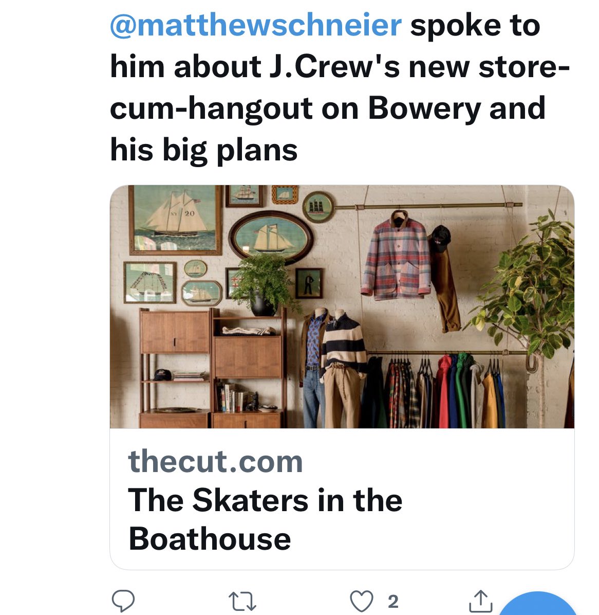 ausangeles's tweet photo. Spoke to him about J. Crew’s new what now? https://t.co/lIOBnex5GL