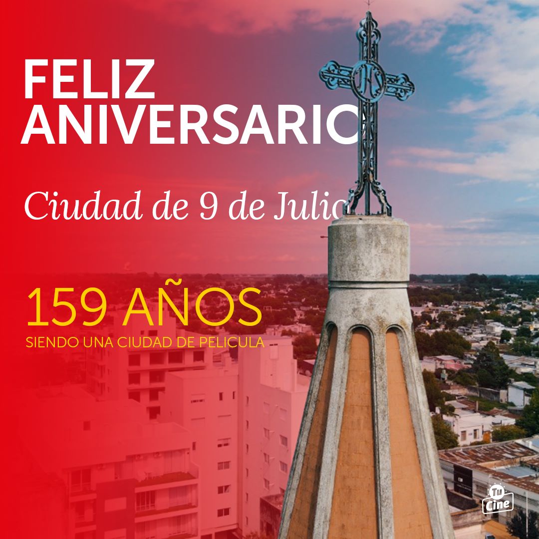 GuilloteAranda's tweet photo. Feliz Aniversario 9 de Julio!🎂
159 años siendo una ciudad de pelicula 🎬🍿
#EquipoTuCine❤ https://t.co/U0LjNQiyPI