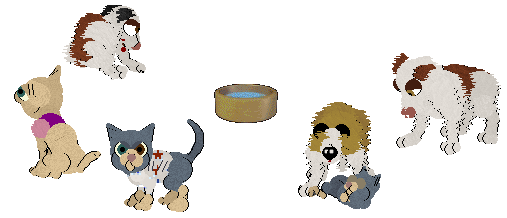 「dog pet bowl」 illustration images(Latest)