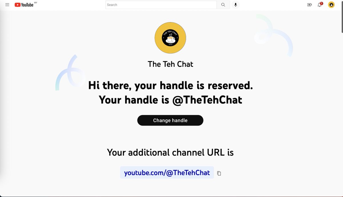 thetehchat's tweet photo. Yay @YouTube gave us our handle! https://t.co/HiqfP06z67