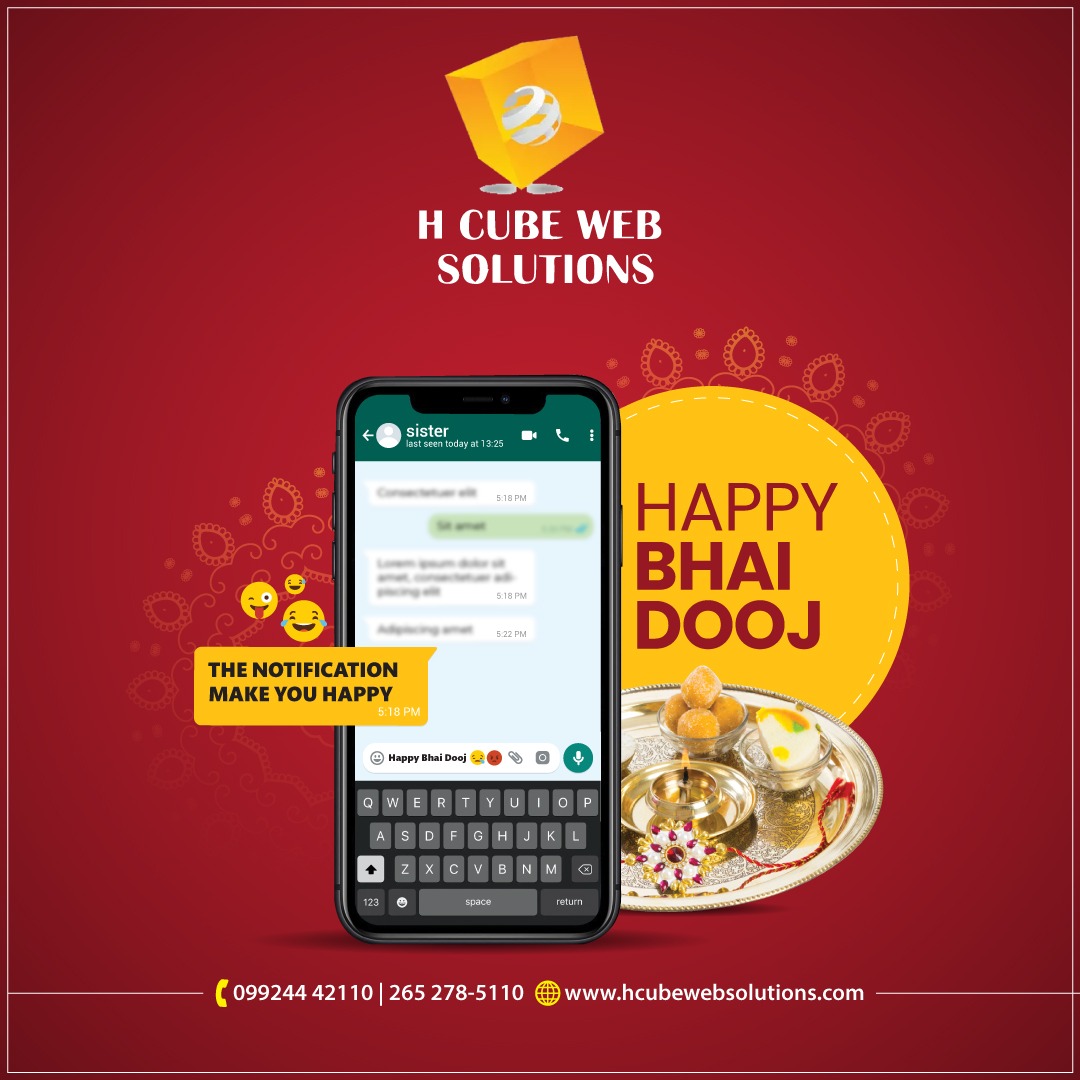 hcubeweb's tweet photo. Happy Bhai Dooj https://t.co/BP2Bx1WQCt