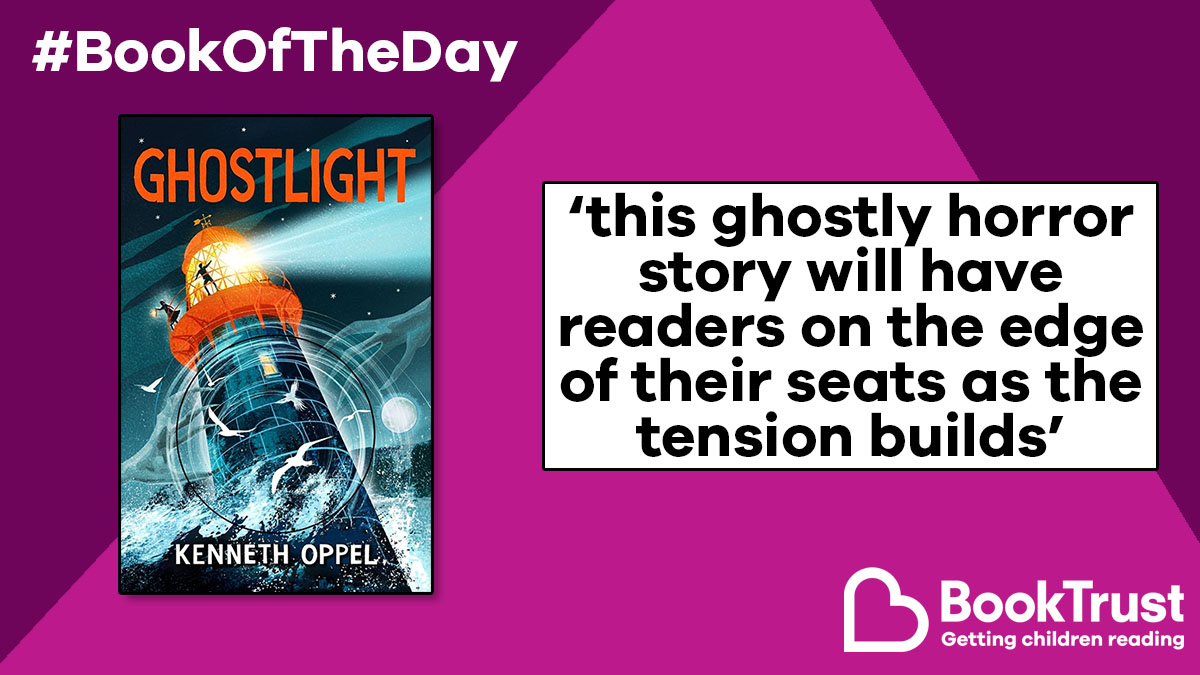 If you're looking for an absolute dynamite story to enjoy this #Halloween, our #BookOfTheDay would be perfect! #Ghostlight by @kennethoppel is a deliciously creepy tale which you will not be able to put down: booktrust.org.uk/book/g/ghostli… @guppybooks