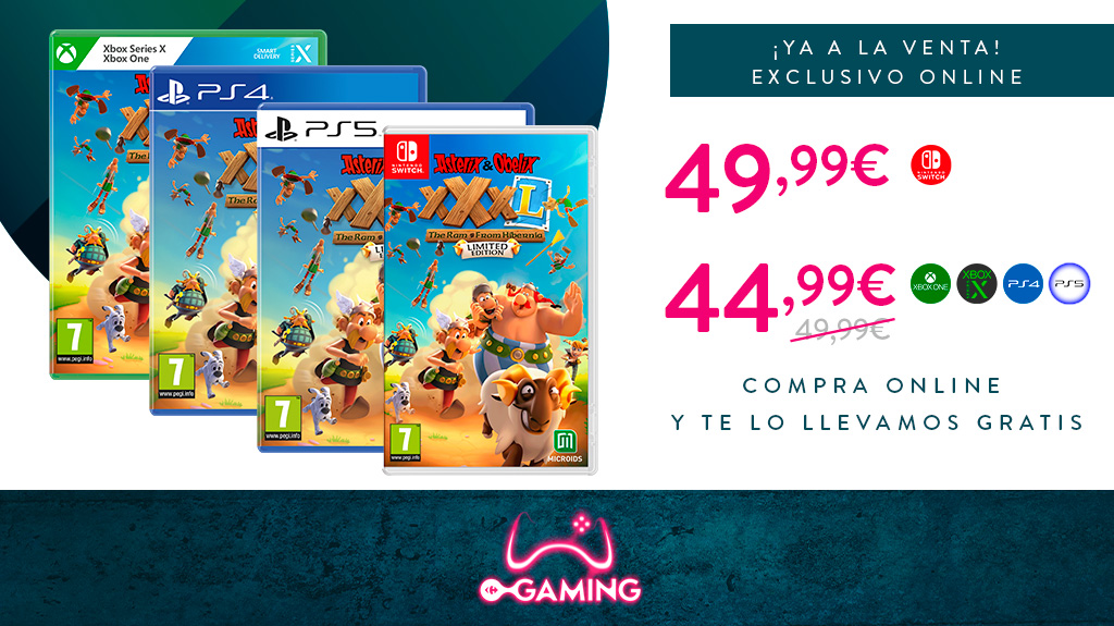 CarrefourGaming's tweet photo. Por Tutatis!
#AsterixOBbelixXXXLTheRamFromHibernia #DayOneEdition ya está a la venta en https://t.co/v8y1z3WxKc y con gastos de envío GRATIS 📦
https://t.co/x7C2olsbSd https://t.co/ZcArpgz2mY