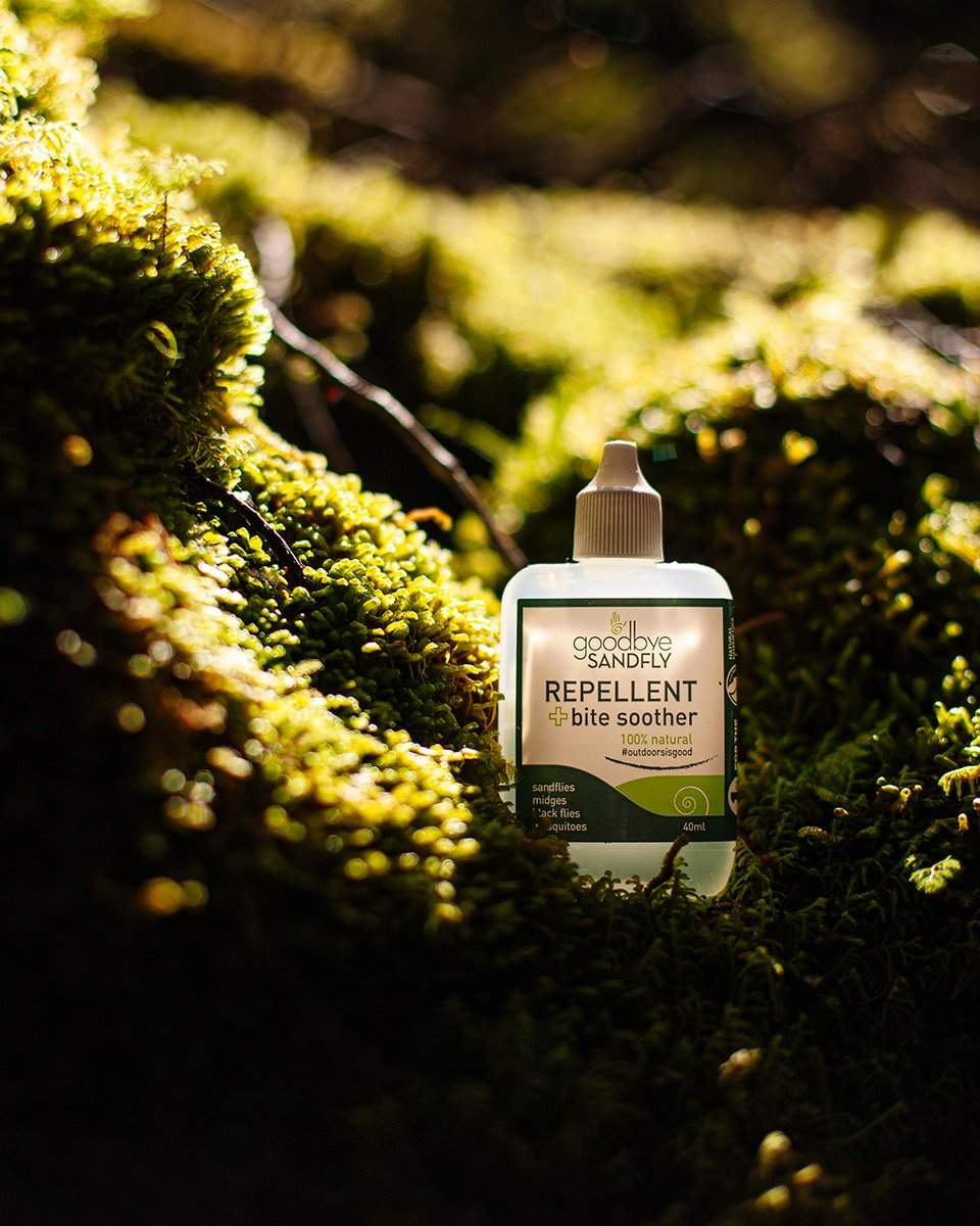 We #belongoutdoors - even the bugs think so. Goodbye SANDFLY is the easy, natural and trusted answer. Get ready for the outdoor season 💚 Buy SANDFLY 150ml ➕ Get SANDFLY 40ml 💚 Super handy &amp; Certified Natural goodbye.co.nz