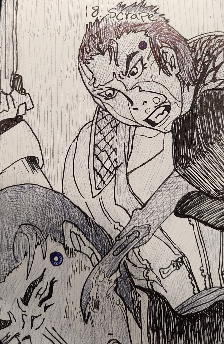 HadiibahJ's tweet photo. Sorry for the long wait on the next #inktober2022  prompts https://t.co/oYGQoSu0eE