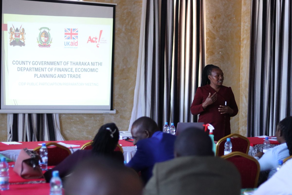 This week we were glad to support <a href="/TNCG_Official/">Tharaka Nithi County</a> Department of Finance, Economic Planning &amp; Trade in their County Integrated Development Plan (CIDP) public participation preparatory meeting courtesy of <a href="/UKinKenya/">UK in Kenya 🇬🇧🇰🇪</a>'s Timiza Ugatuzi ( Kenya Devolution Programme-KDP).