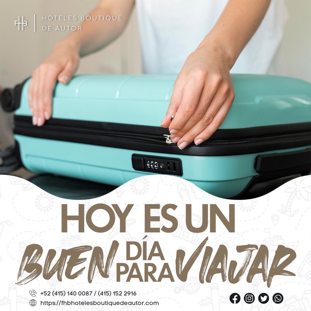 FHBhoteles's tweet photo. Hoy es un buen día para viajar .✈️

Da click aquí y reserva hoy tu Boda perfecta hoy : https://t.co/t6aO9dklWM

#FHBhotelesboutiquedeautor #sanmigueldeallende https://t.co/AFXZdQxaQt