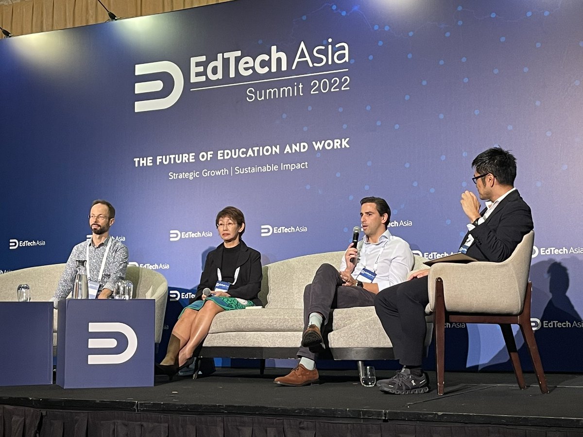 CNyren's tweet photo. “Investing in Education & Future of Work” at #EdTechAsia, perhaps not surprising takeaways of extend your runway, be transparent and use your Board, consider consolidating w/ adjacent competitors, focus on learning outcomes, expect to pivot 2-3x but don’t spend too much on any 1 https://t.co/16RTnsbA5v