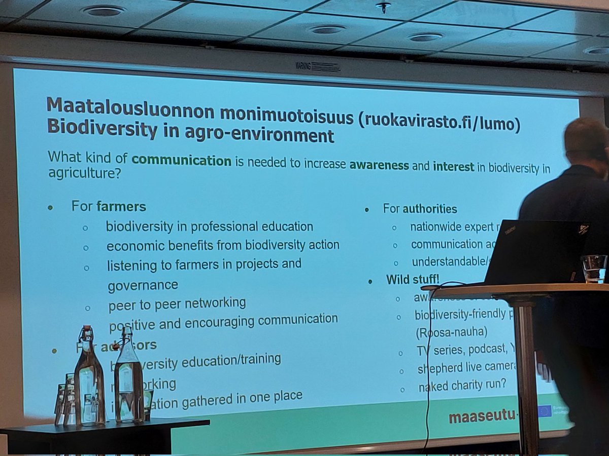 Interessante discussies in Tampere met collega's, wetenschappers en landbouwers uit Finland, Estland, Oekraïne en Ierland over landbouw en leefmilieu.